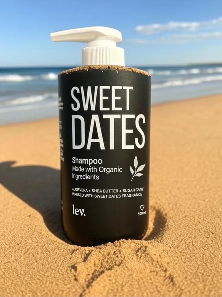 Sweet Dates Shampoo Bottle 500ml.